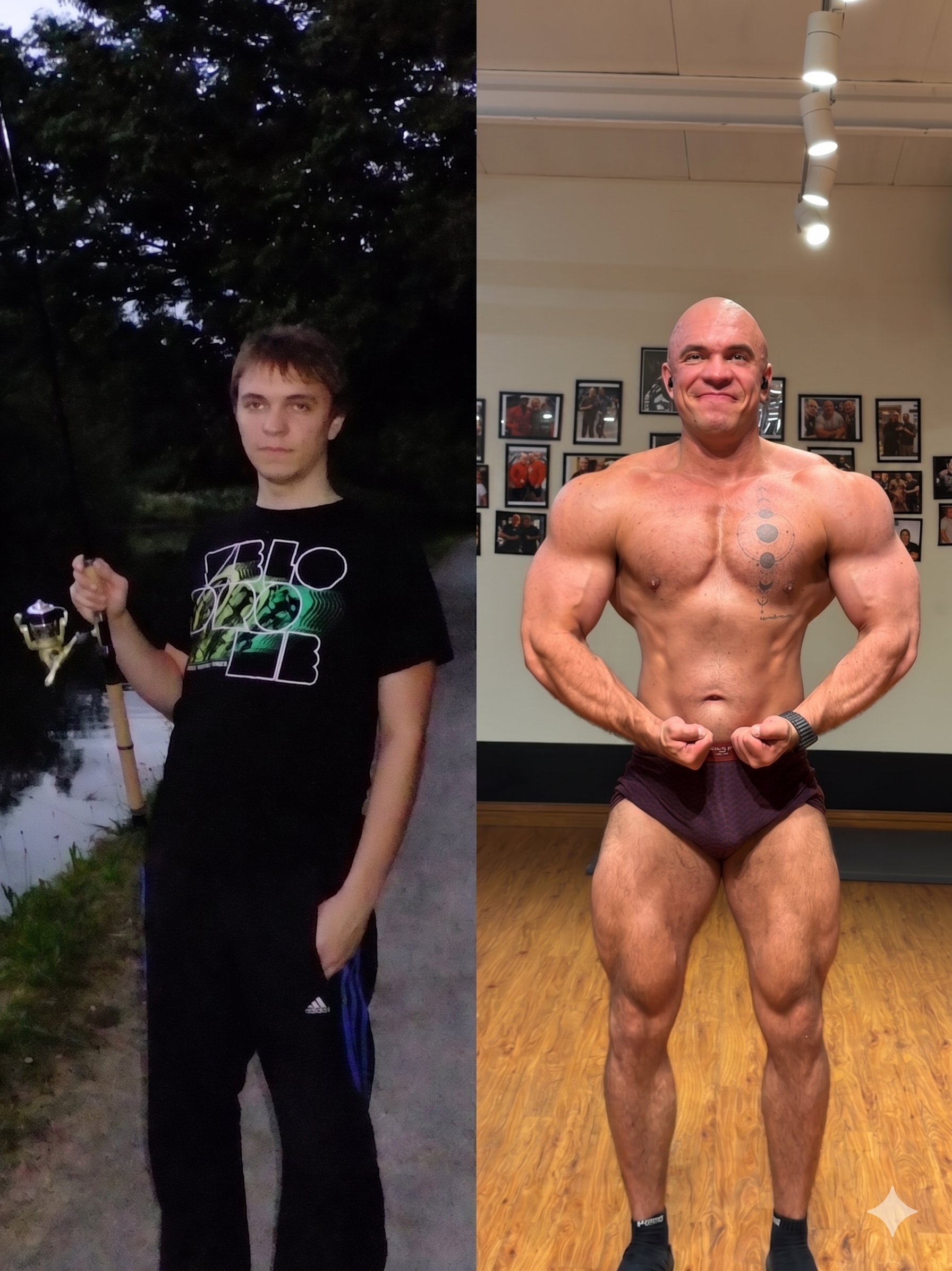 Coach transformation +60kg 13 years